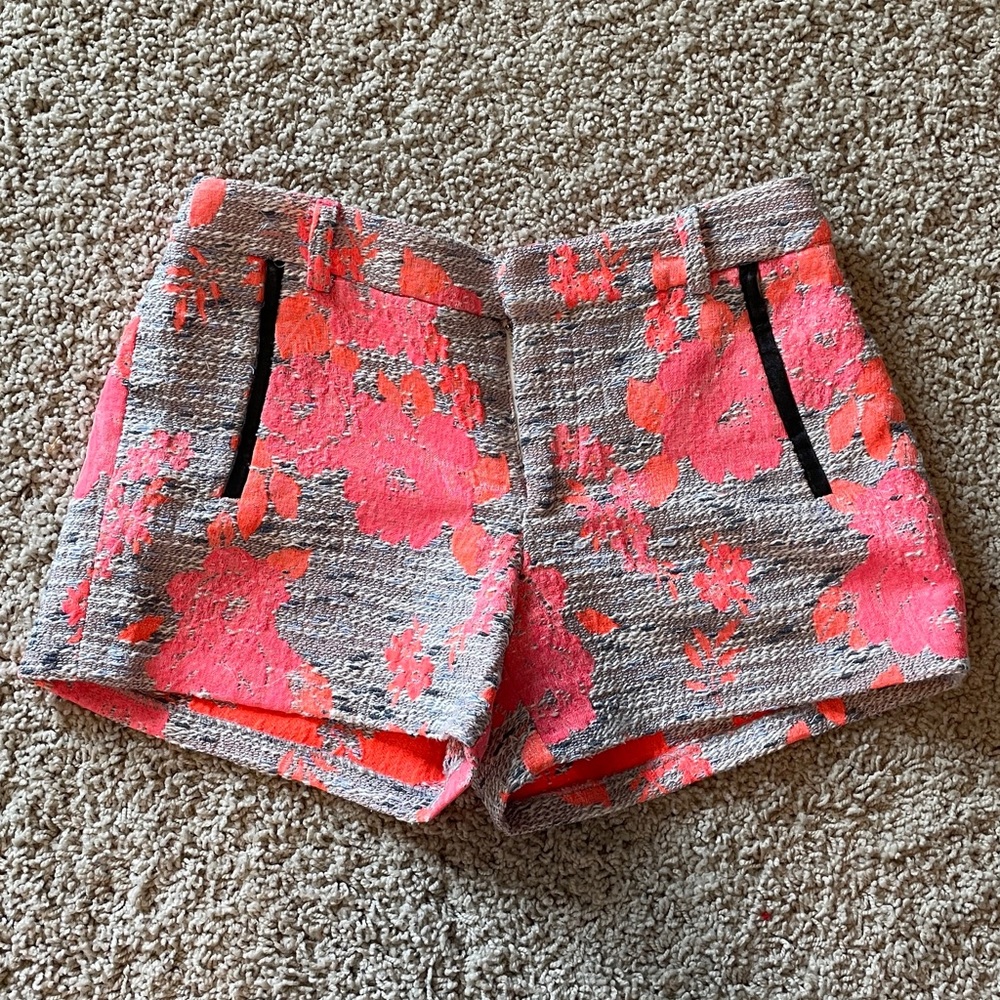 Anthropologie {Nomad} tweed floral shorts
